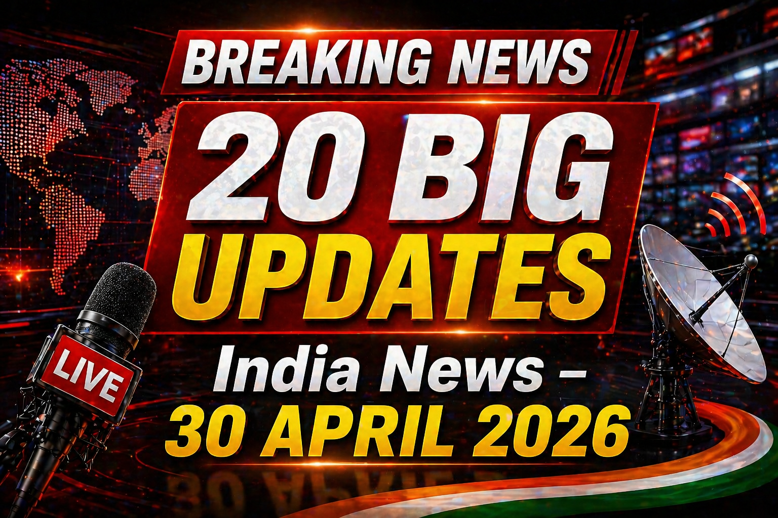 30 April 2026 News – 20 Biggest Updates